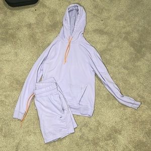 Lavender sweat suit